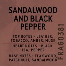 Sandalwood & Black Pepper 100 gram thumbnail
